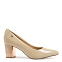 ZAPATO VIZZANO 1290700-1304 VERNIZ BEIGE (TACO METAL)