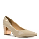 ZAPATO VIZZANO 1290700-1304 VERNIZ BEIGE (TACO METAL)