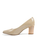 ZAPATO VIZZANO 1290700-1304 VERNIZ BEIGE (TACO METAL)