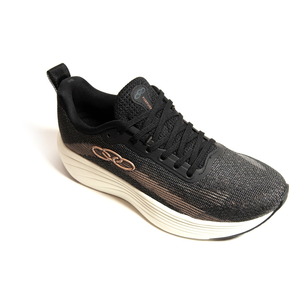 Zapatilla OLYMPIKUS PURPURA -2501 NEGRO