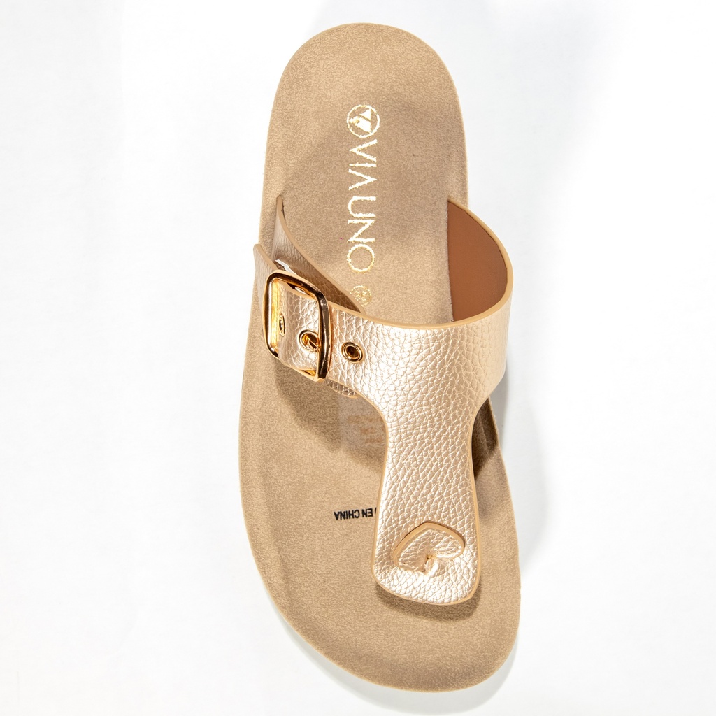 Sandalia VIA UNO YQ7681 251-2683 GOLD