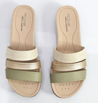 SANDALIA MODARE 7125200 251-2663 CREMA/VERDE