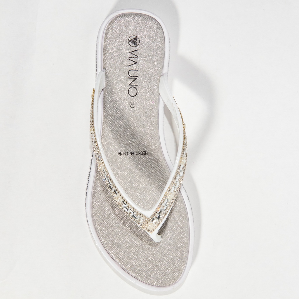Sandalia VIA UNO LC044592 251-2280 BLANCO