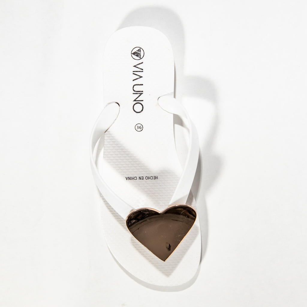 Sandalia VIA UNO 10026213 251-2643 BLANCO