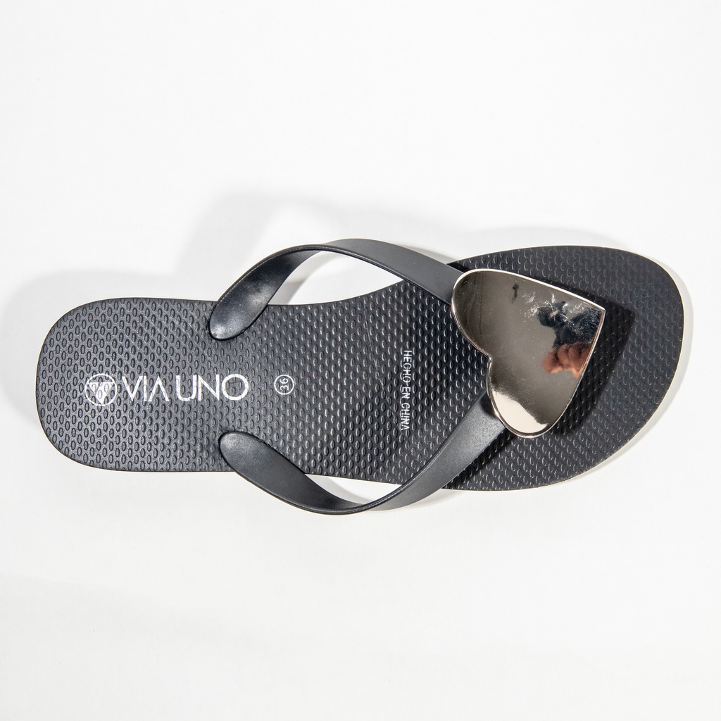 Sandalia VIA UNO 10026214 251-2643 NEGRO