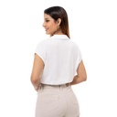 Blusa PIONIER ZITVIA BLANCO LINO M/C