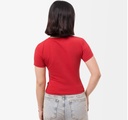 Polo SQUEEZE MELLS ROJO CROP