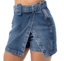 Falda Short SQUEEZE HAYLIE SUPER STONE CARGO TIRO ALTO