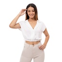 Blusa PIONIER ZITVIA BLANCO LINO M/C
