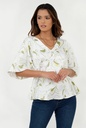 Blusa BRUJHAS 5027 HUESO M3/4