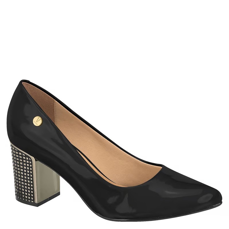 ZAPATO VIZZANO 1290600-1304 PELICA NEGRO (TACO METAL)