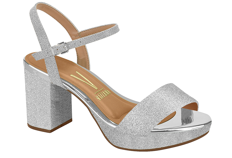 Sandalia VIZZANO 6425111-2416 PLATA SHINE