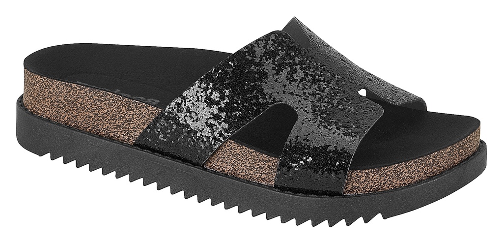 Sandalia MOLECA 5500100-2344 NEGRO BRILLO