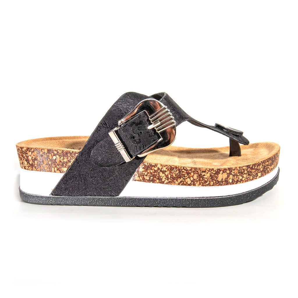 Sandalia VIA UNO LC054932 251-2645 NEGRO