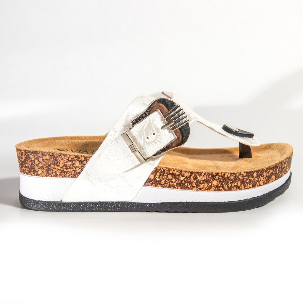 Sandalia VIA UNO LC054932 251 R-2645 BLANCO