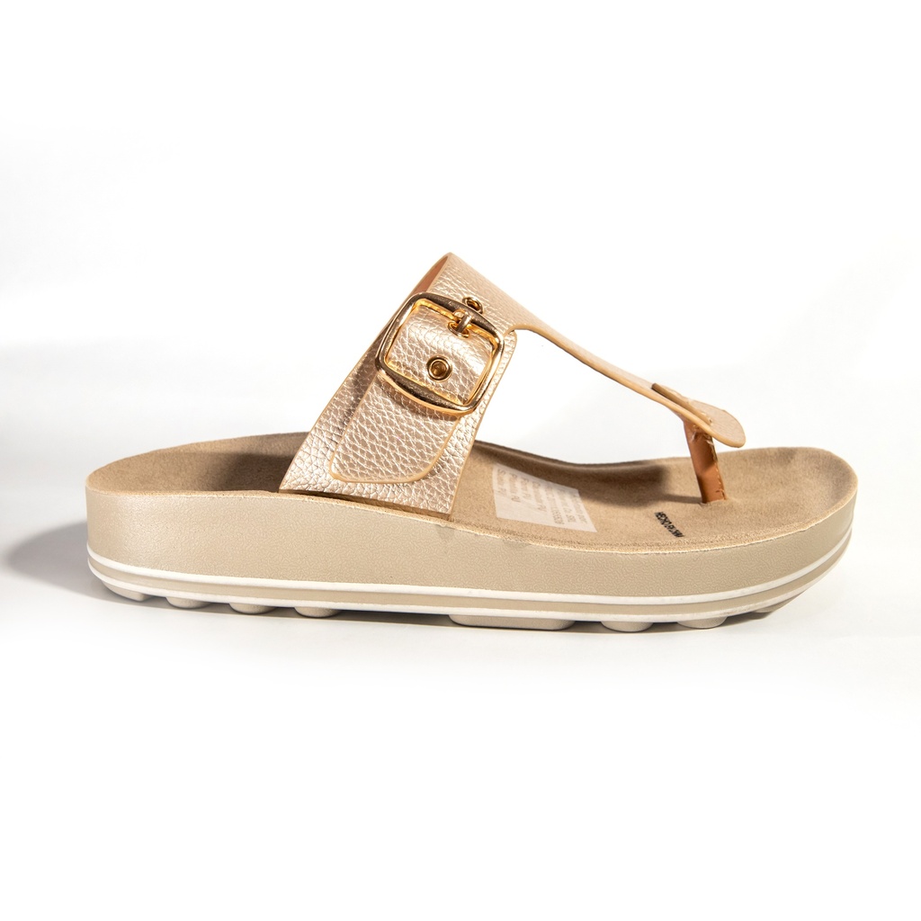 Sandalia VIA UNO YQ7681 251-2683 GOLD