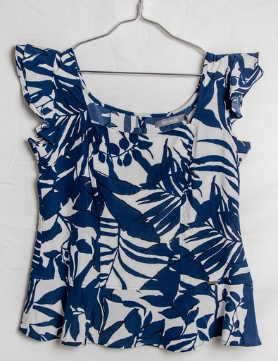 Blusa BRUJHAS 4059 AZUL M/C