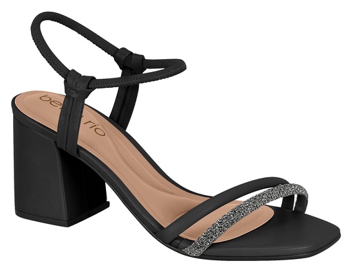 Sandalia BEIRA RIO 8436213-1447 NEGRO CRISTAL