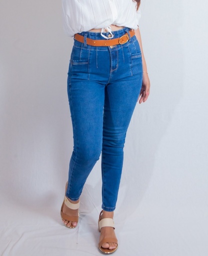 Pantalon ZUARI ANALU STONE BLUE TOBILLERO