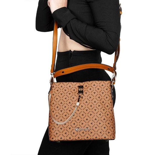 [PR/27152] Cartera VIA UNO 10024996 LIGHT BROWN