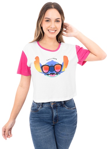 Polo SQUEEZE PEAKLEY BLANCO CROPP