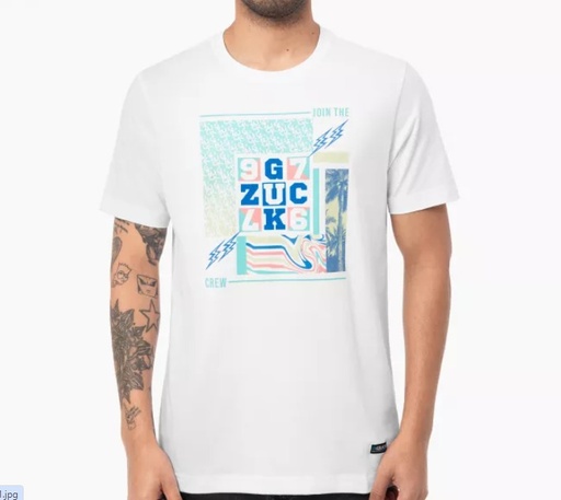 Polo GZUCK TEWAN BLANCO SLIM FIT M/C
