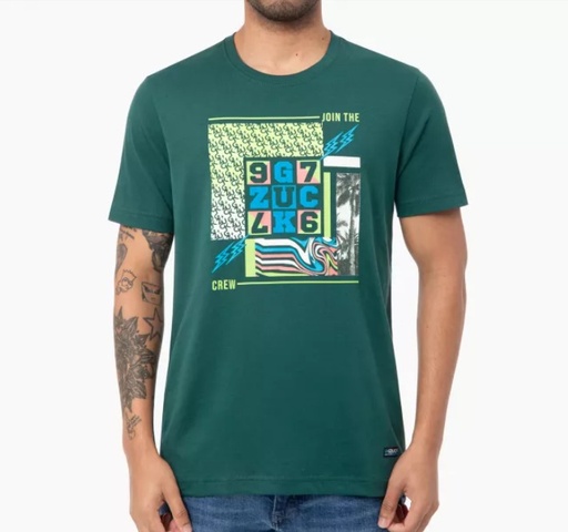 Polo GZUCK TEWAN VERDE MATE SLIM FIT M/C