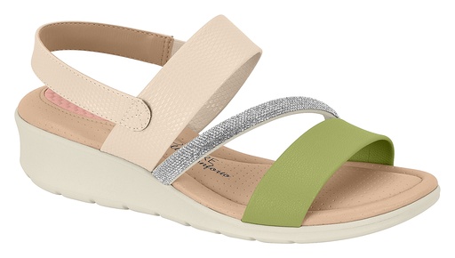 SANDALIA MODARE 7190101-2306 BLANCO OFF/VERDE