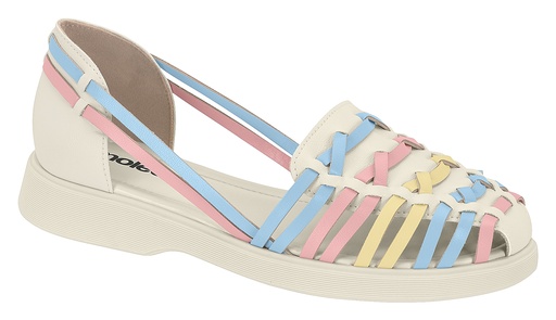 Sandalia MOLECA 5478105-2430 CELESTE/AMARELO