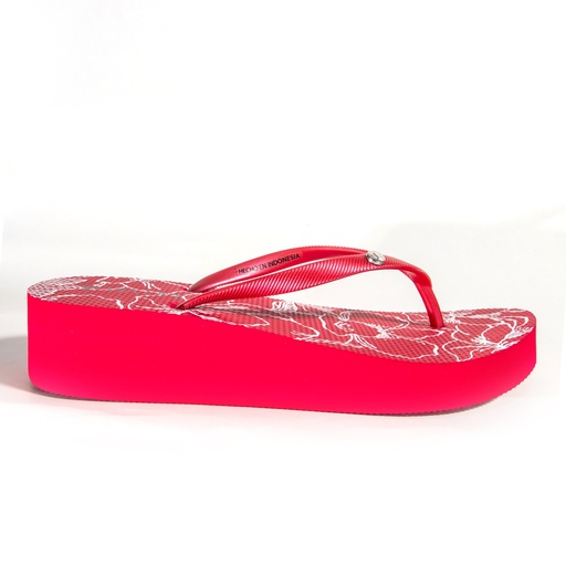 Sandalia VIA UNO PERTH 251-2644 ROJO