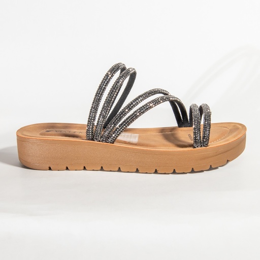 Sandalia VIA UNO LC054201 251-2646 NEGRO