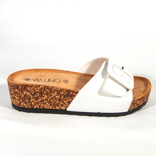 Sandalia VIA UNO LC055618 251-2647 BLANCO