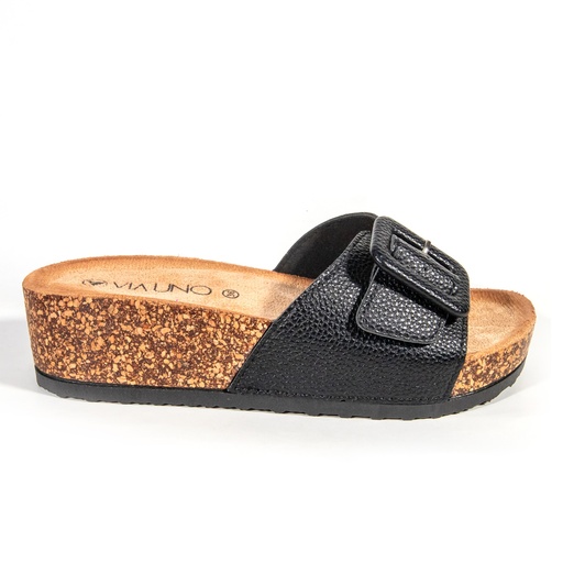 Sandalia VIA UNO LC055618 251-2647 NEGRO